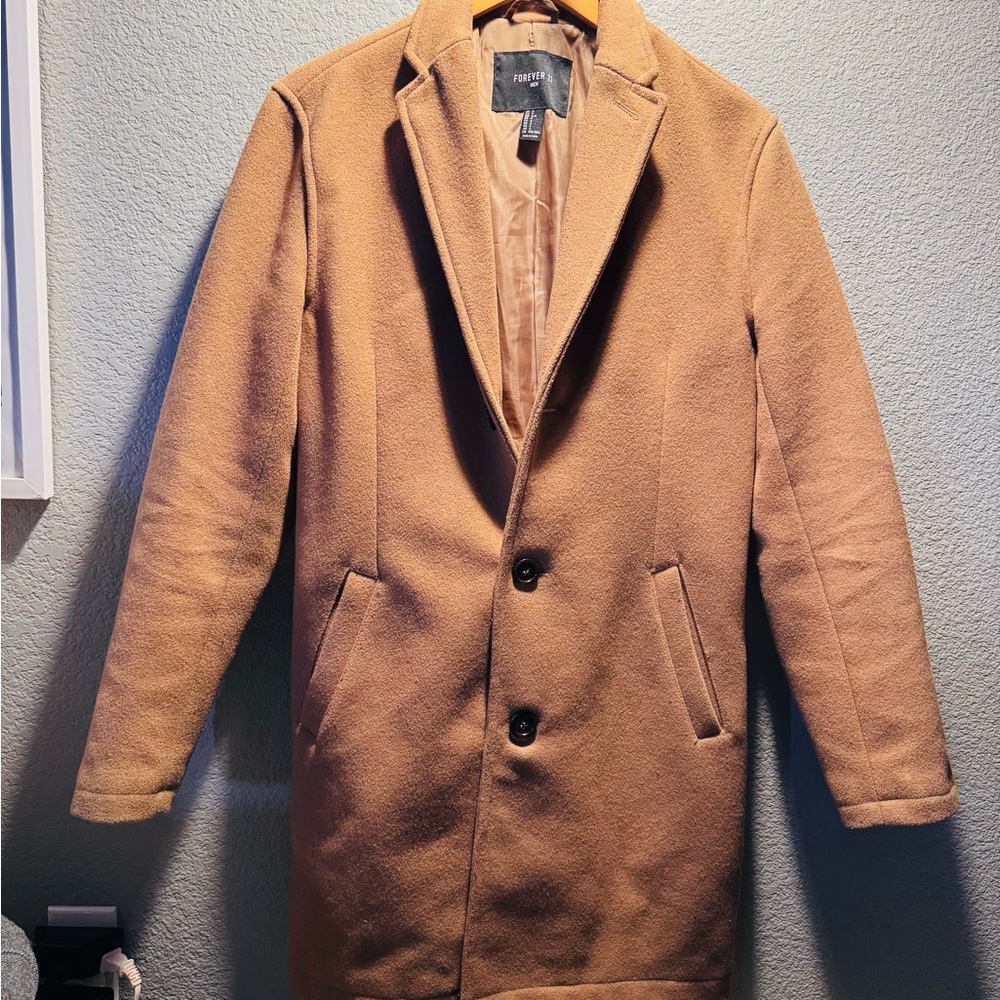 Forever 21 Camel Trench Coat